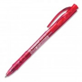 Stabilo Liner 308 Retractable - Ballpoint Pen (Fine) Red (Item No: A03-01 308F/RD) A1R1B168