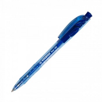 Stabilo Liner 308 Retractable - Ballpoint Pen (Medium) Blue (Item No: A03-02 308M/BL) A1R1B170