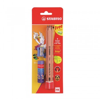 Stabilo Trio Jumbo Pencil 3's