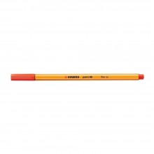 Stabilo Point (88/48) 0.4mm Light Red Fineliner Marker Pen