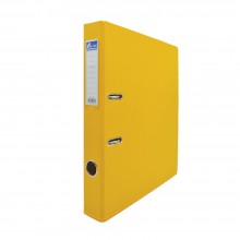 EMI PVC 50mm Lever Arch File F4 - Yellow