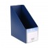 5" PVC Magazine Box File - Dark Blue