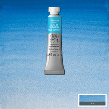 W&N Artists Water Colour 5ml 137 Cerulean Blue S3