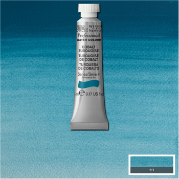 W&N Artists Water Colour 5ml 190 Cobalt Turquoise S4