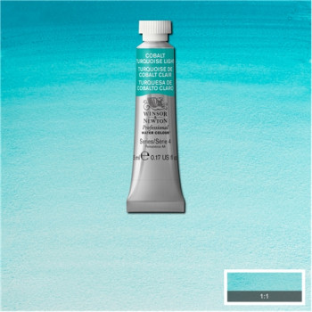 W&N Artists Water Colour 5ml 191 Cobalt Turquoise Light S4