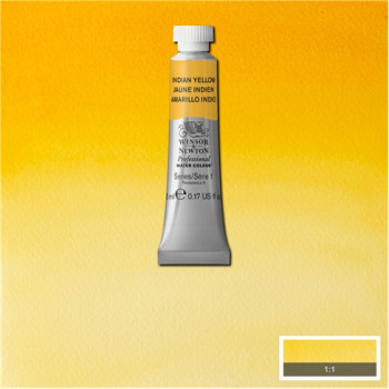 W&N Artists Water Colour 5ml 319 Indian Yellow S1