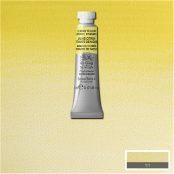 W&N Artists Water Colour 5ml 347 Lemon Yellow Hue S4