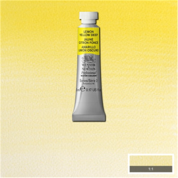 W&N Artists Water Colour 5ml 348 Lemon Yellow Deep S2