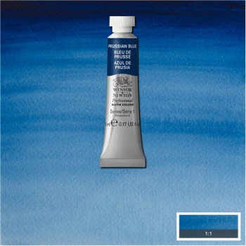 W&N Artists Water Colour 5ml 538 Prussian Blue S1