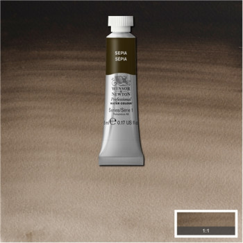 W&N Artists Water Colour 5ml 609 Sepia S1