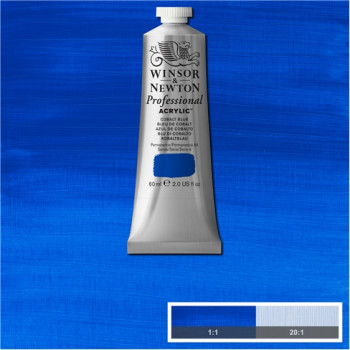 W&N Artists Acrylic Colour 60ml 178 Cobalt Blue S4