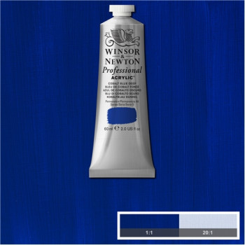 W&N Artists Acrylic Colour 60ml 180 Cobalt Blue Deep S5
