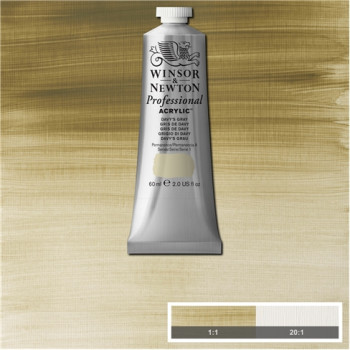 W&N Artists Acrylic Colour 60ml 217 Davys Grey S1