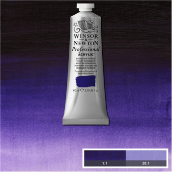 W&N Artists Acrylic Colour 60ml 229 Dioxazine Purple S3