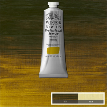 W&N Artists Acrylic Colour 60ml 294 Green Gold S4