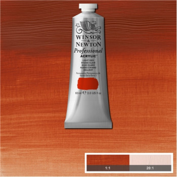W&N Artists Acrylic Colour 60ml 362 Light Red S1