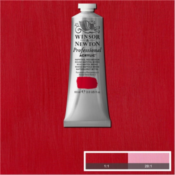 W&N Artists Acrylic Colour 60ml 423 Naphthol Red Medium S2
