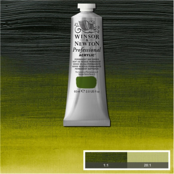 W&N Artists Acrylic Colour 60ml 503 Permanent Sap Green S3
