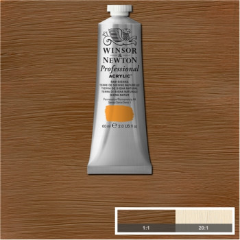 W&N Artists Acrylic Colour 60ml 552 Raw Sienna S1