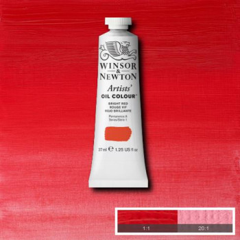 W&N Artists Oil Colour 37ml 042 Bright Red S1