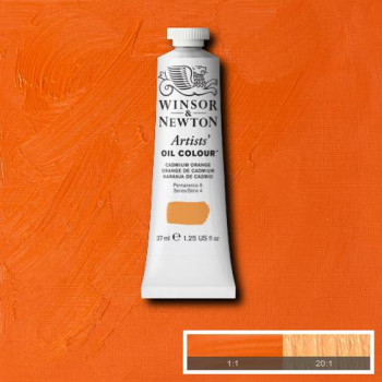W&N Artists Oil Colour 37ml 089 Cadmium Orange S4