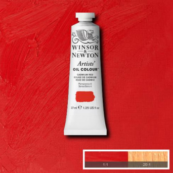 W&N Artists Oil Colour 37ml 094 Cadmium Red S4