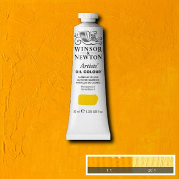 W&N Artists Oil Colour 37ml 108 Cadmium Yellow S4