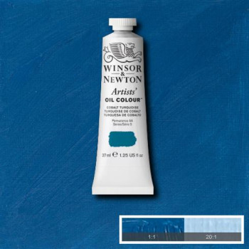 W&N Artists Oil Colour 37ml 190 Cobalt Turquoise S5