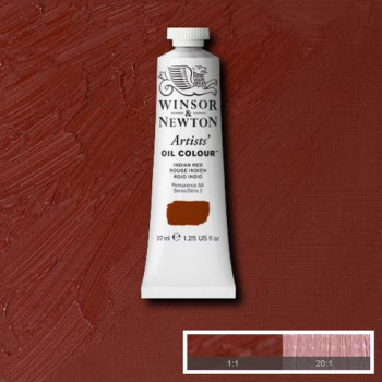 W&N Artists Oil Colour 37ml 317 Indian Red S2