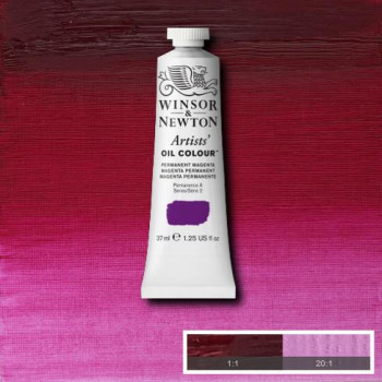W&N Artists Oil Colour 37ml 489 Permanent Magenta S2