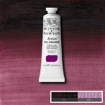 W&N Artists Oil Colour 37ml 544 Purple Lake S1