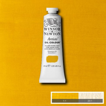 W&N Artists Oil Colour 37ml 745 Yellow Ochre Light S1