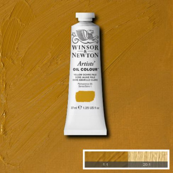 W&N Artists Oil Colour 37ml 746 Yellow Ochre Pale S1