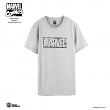 Marvel Comics: Logo Tee Series 10 - Gray, Size L