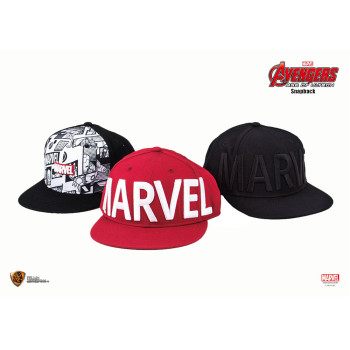 Marvel Avengers: Age of Ultron Hat - Marvel Logo - Black (AOU-HAT-BLK)