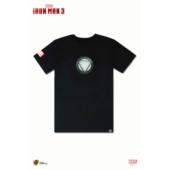 Marvel: Iron Man 3 Tee Iron Man Arc - Black, Size L (IM3ARC-L)
