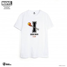 Marvel: Marvel Kawaii Tee Iron Man Icon - White, Size M (APL-MK-TEE-009)