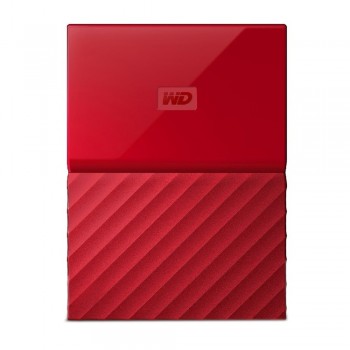 WD Western Digital My Passport USB 3.0 Hard Drive - 2TB Red (WDBYFT0020BRD)