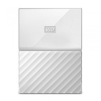 WD Western Digital My Passport USB 3.0 Hard Drive - 2TB White (WDBYFT0020BWT)