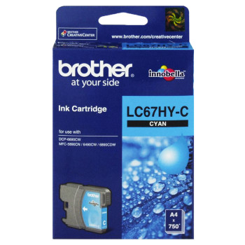 Brother LC-67HYC Ink Cartridge High Yield - Cyan 