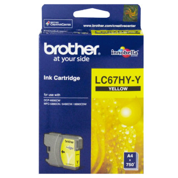 Brother LC-67HYY Ink Cartridge High Yield - Yellow
