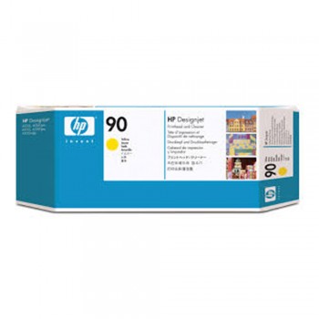 HP 90 DesignJet Printhead/Printhead Cleaner - Yellow (C5057A)