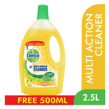 Dettol Multi Action Cleaner Citrus 2.5Litre +500 ML