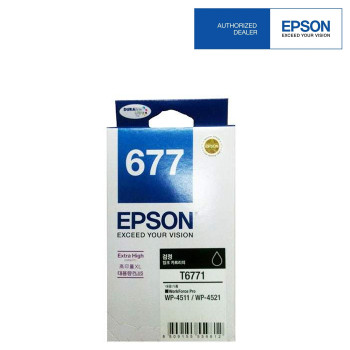Epson 677 Black Ink Cartridge High Capacity - 3.4k (C13T677190)