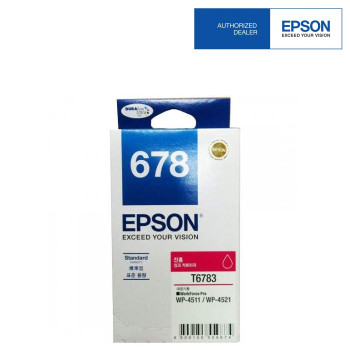 Epson 678 Magenta Ink Cartridge Standard Capacity - 1.2k (C13T678390)