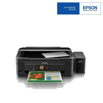 Epson L455 - A4 3-in-1 Print/Scan/Copy Wifi Color Inkjet Printer 