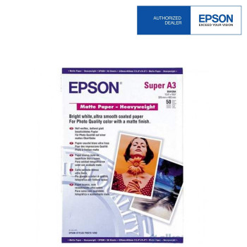 Epson Matte Paper Heavyweight - A3/50shts (Item No:EPS SO41261)