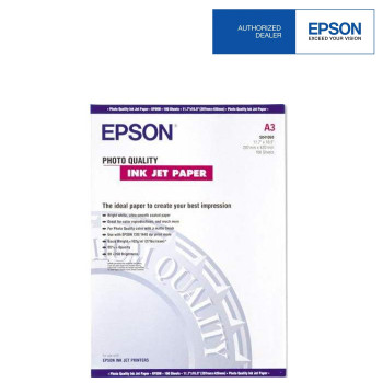 Epson S041068 Photo Quality Inkjet Paper - A3 - 100sheets - 102g
