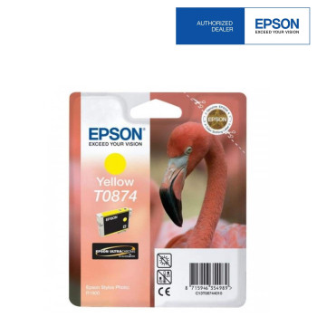 Epson T0874 Stylus photo Ink Cartridge - Yellow (Item No:EPS T087490)