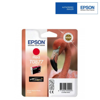 Epson T0877 Stylus photo Ink Cartridge - Red (Item No:EPS T087790)